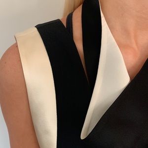 Lanvin crepe and silk blouse